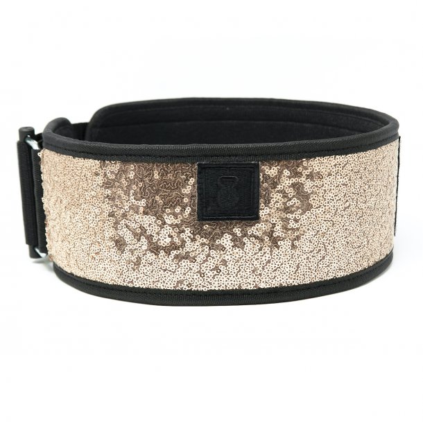 Classy Bling Rose Gold - Straight Weightlifting Belt